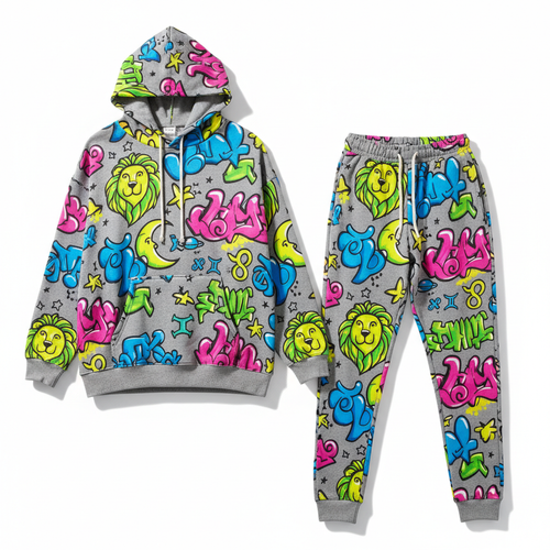 Bubbly Graffiti Astrology 2PC Set